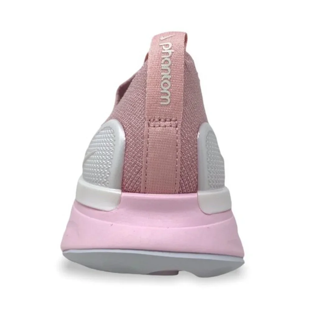 Women Nike React Phantom Run FK 2 Running Shoes Pink White DH0130 600 NEW - Picture 4 of 10